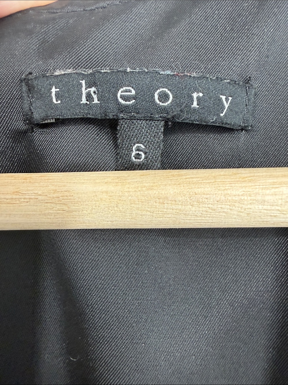Theory Black Sleeveless Mini Shift Dress Size 6 - Picture 2 of 6